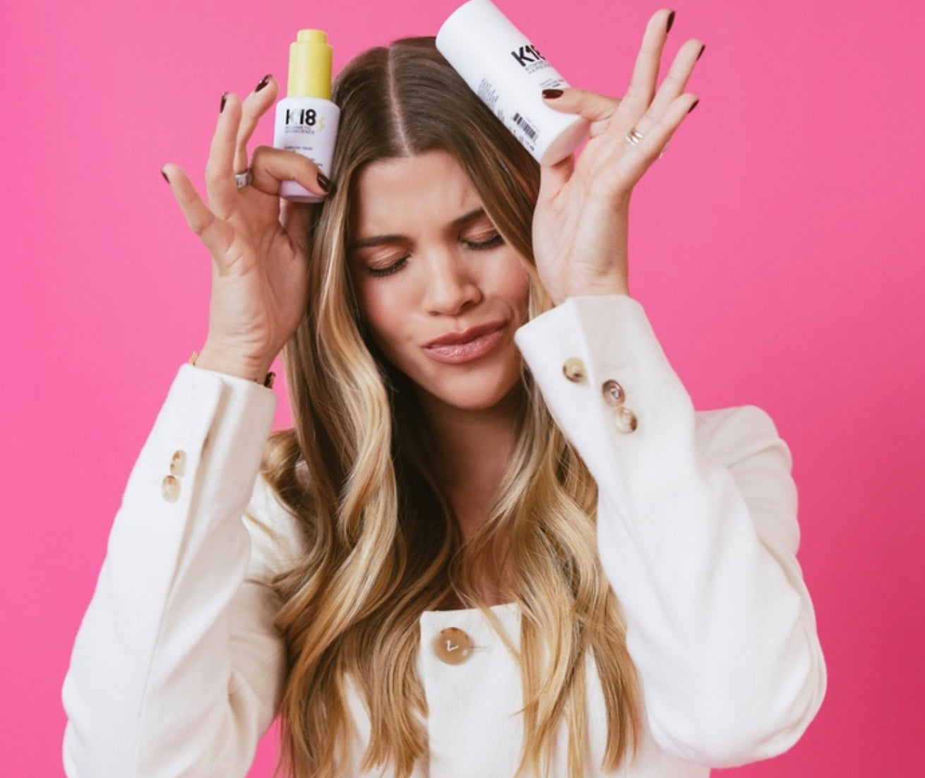 Why Sofia Ritchie is the new brand ambassador for K18, Voted best hair treatment of 2023 on Tik Tok.