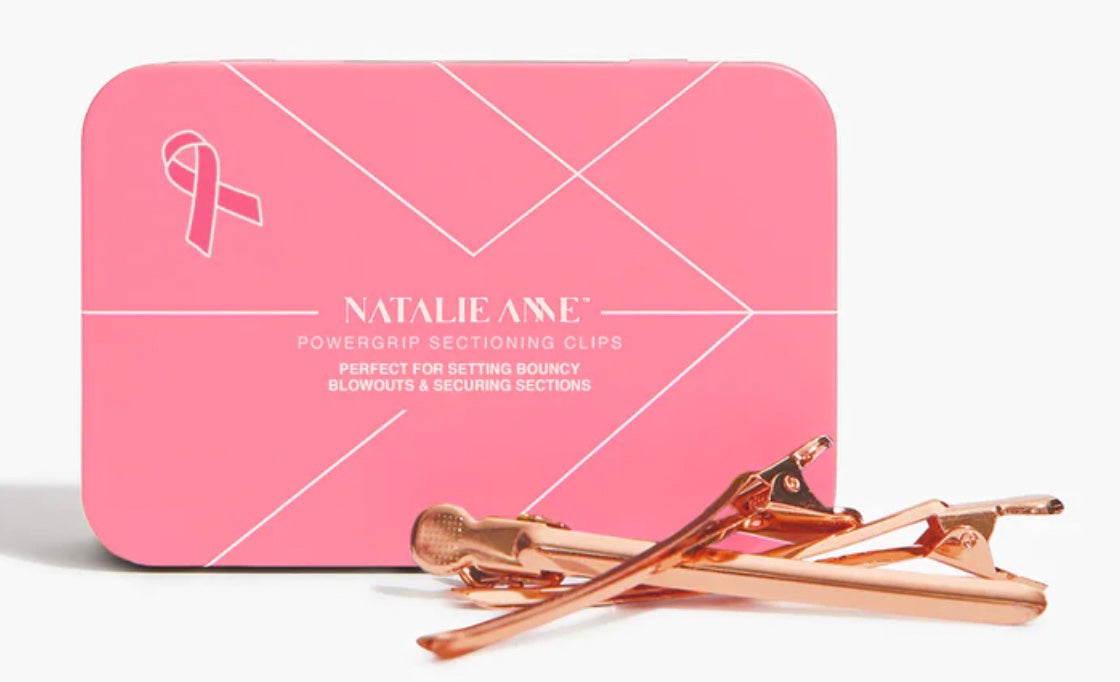 Natalie anne creaseless clips // Breast cancer awareness // Hair styling