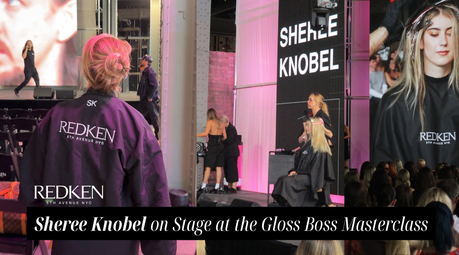 Sheree Knobel Takes the Stage at the Redken Gloss Boss Masterclass
