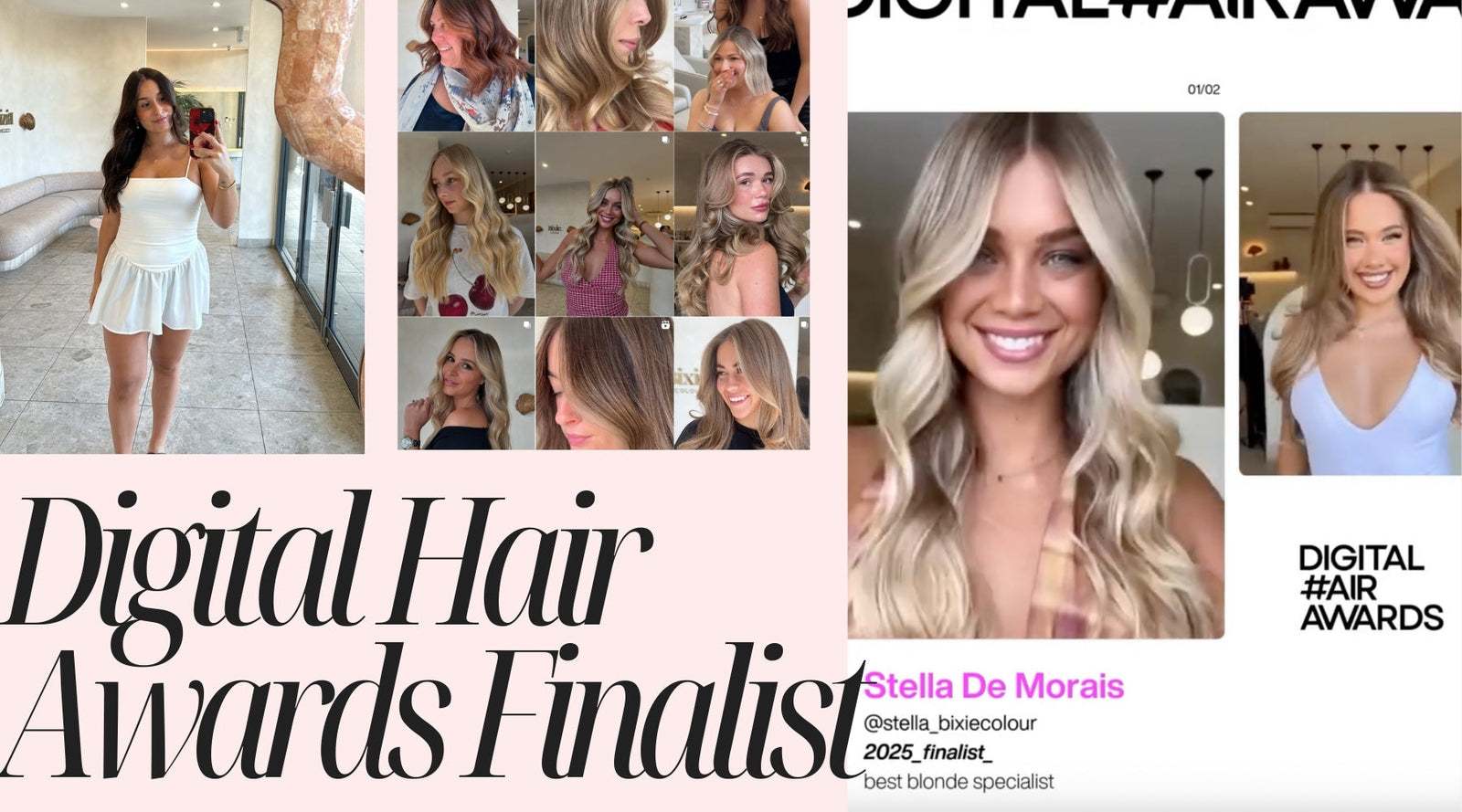 Bixie Colour Celebrates Stella as a Finalist in the Digital Hair Awards 2025