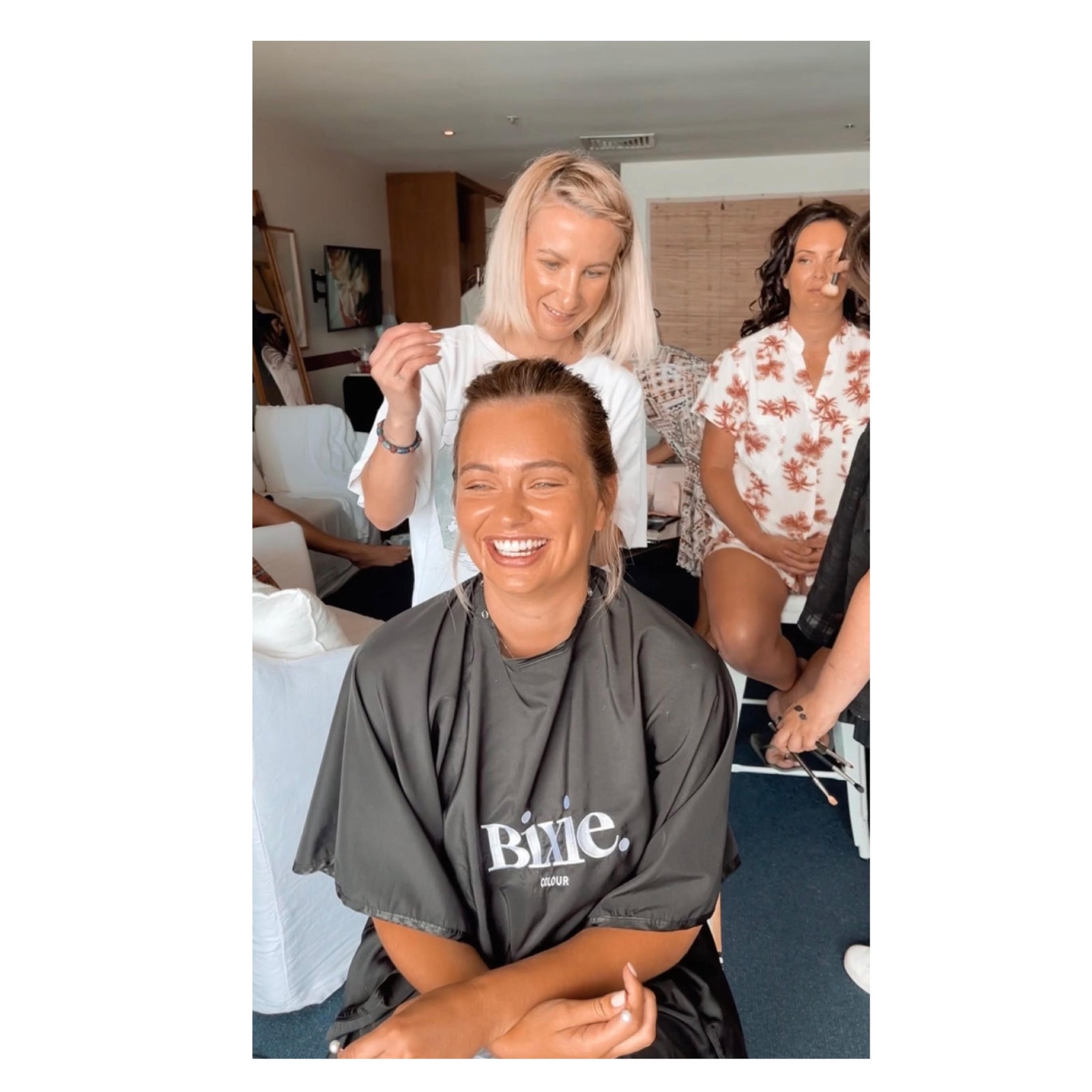 Wedding hair and a day of love for our beloved Tahlia & Tom Burgess.