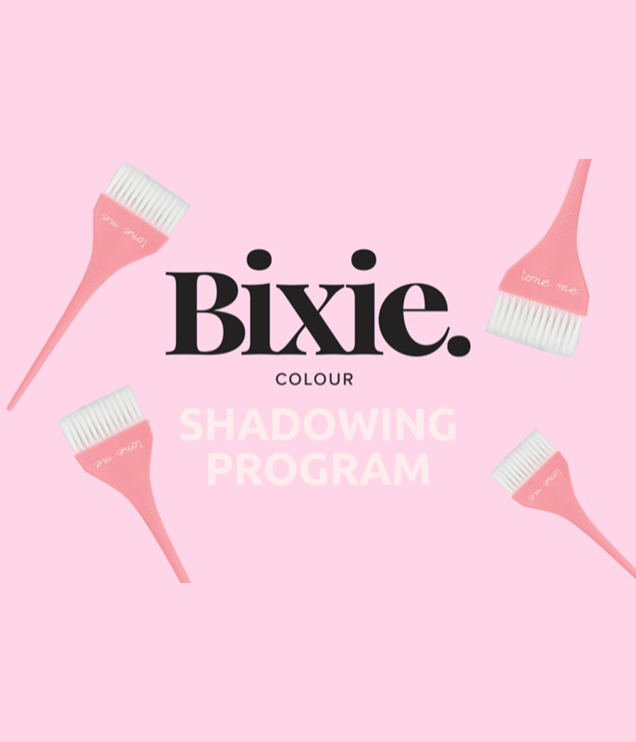 Bixie Colour Shadowing Program with Sheree Knobel Image in Pink
